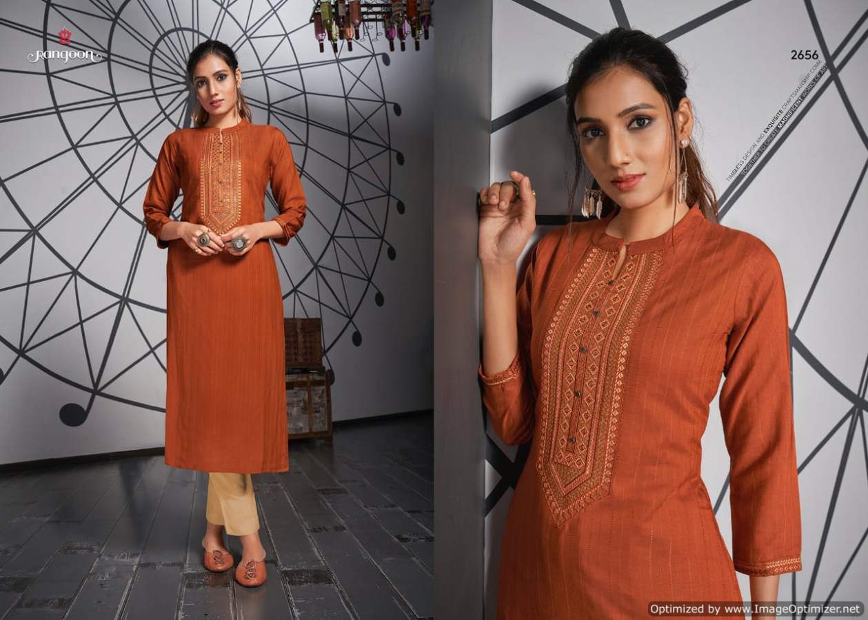 Rangoon Light Line 3 Fancy Designer Party Wear Long Kurti Collection